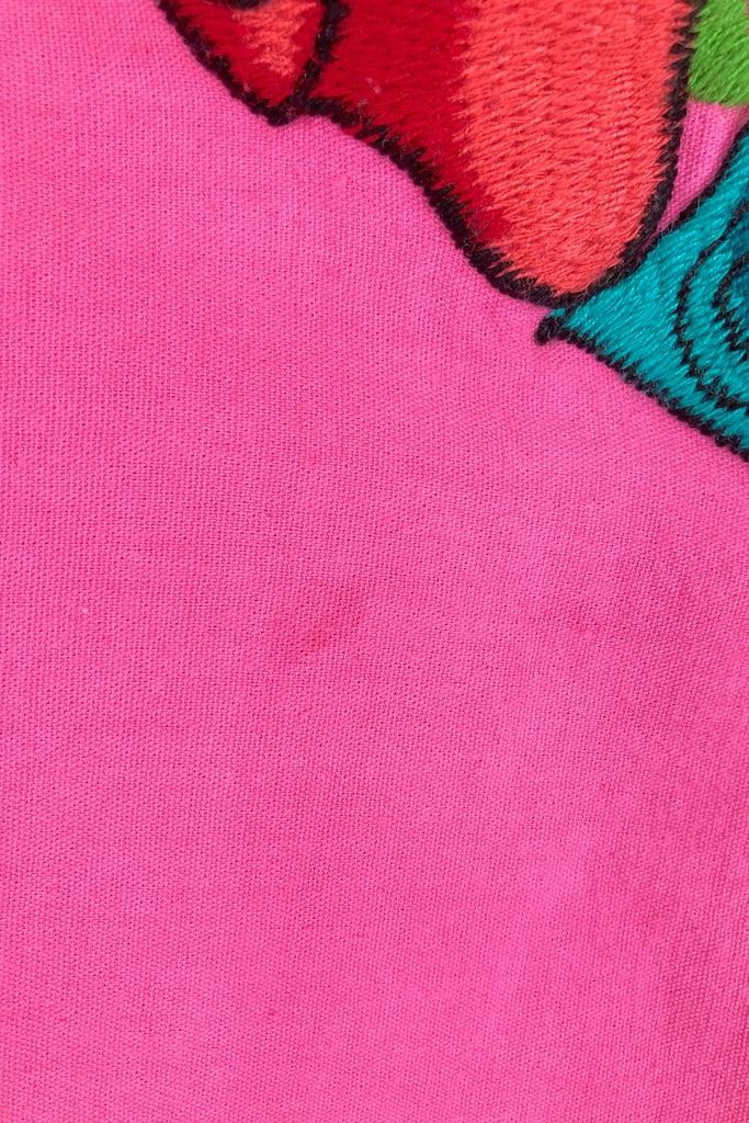 Vintage Embroidered Cotton Tunic-ThisBlueBird