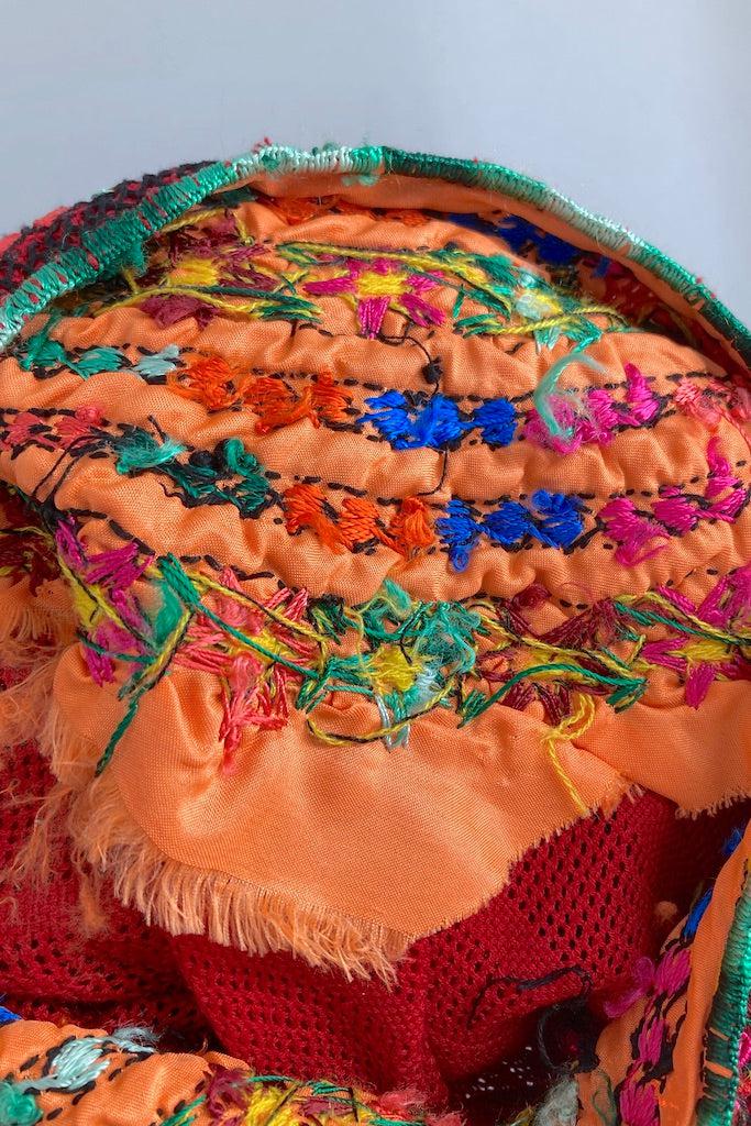 Vintage Embroidered Cotton Tunic-ThisBlueBird