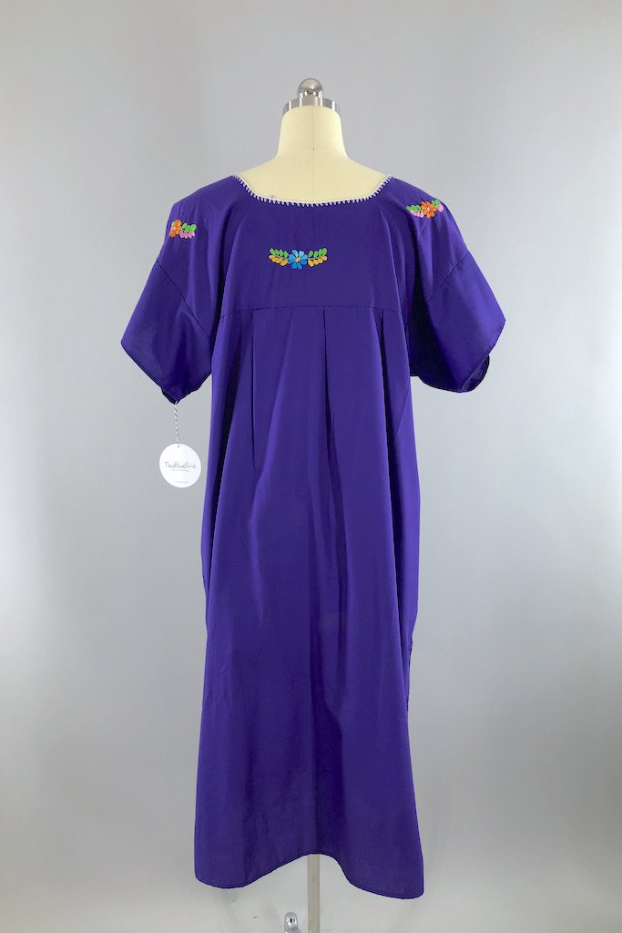 Vintage Embroidered Mexican Dress – ThisBlueBird