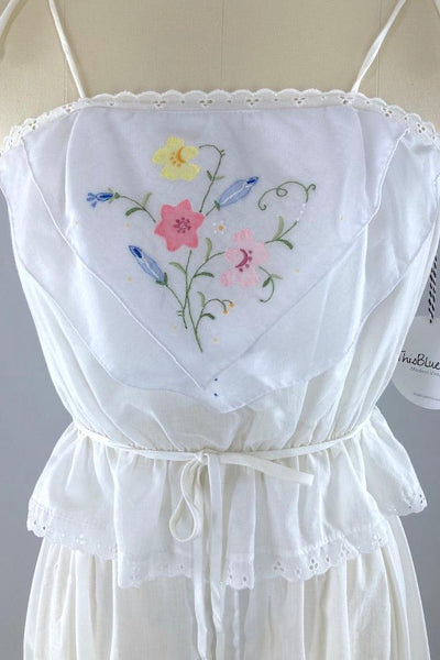 Vintage Embroidered Top & Skirt Set-ThisBlueBird