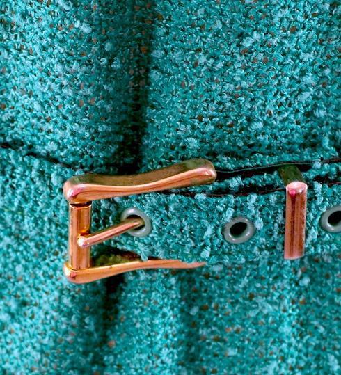 Vintage 1980s Emerald Green Knit Sweater Dress - ThisBlueBird