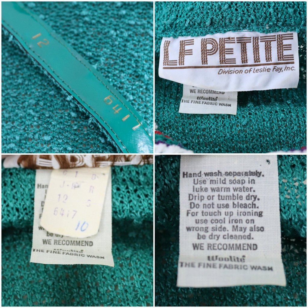 Vintage 1980s Emerald Green Knit Sweater Dress - ThisBlueBird