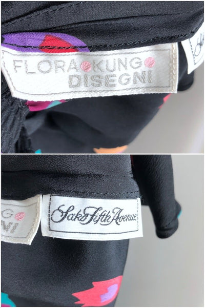 Vintage Flora Kung Blouse and Skirt Set-ThisBlueBird - Modern Vintage