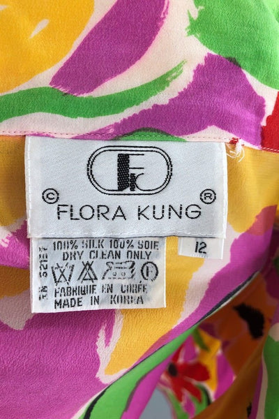 Vintage Flora Kung Silk Blouse-ThisBlueBird - Modern Vintage