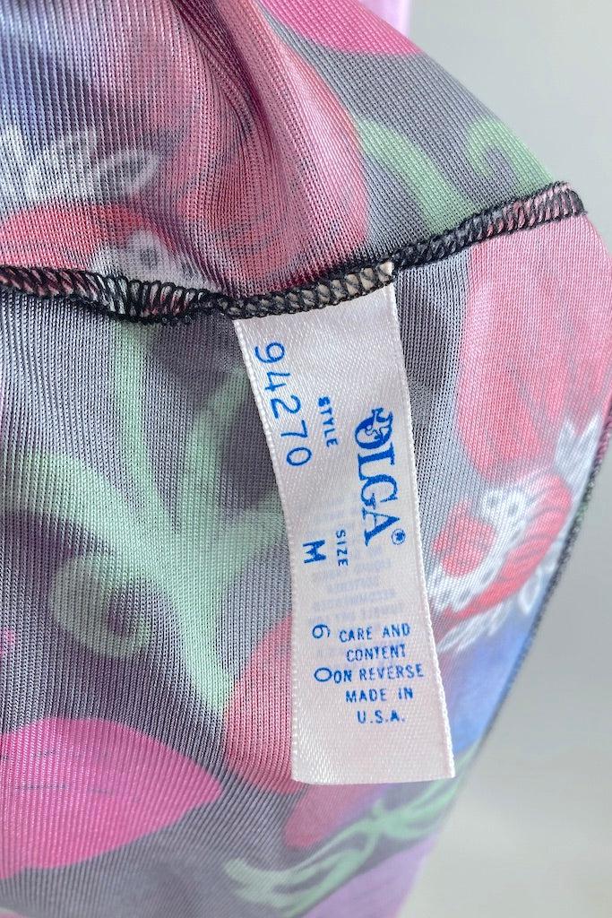Vintage Floral Print Olga Robe-ThisBlueBird
