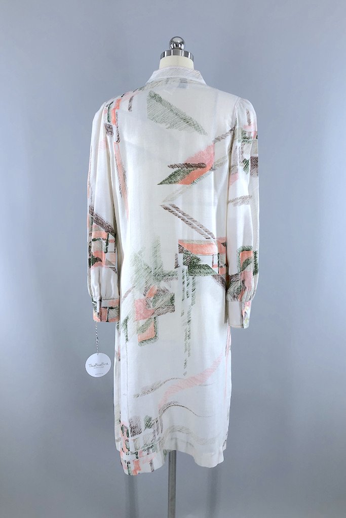 Vintage Fred Rothschild Abstract Print Dress-ThisBlueBird - Modern Vintage