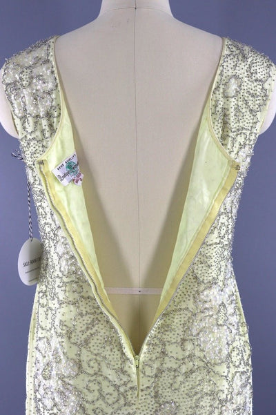 Vintage Gene Shelley Beaded Dress-ThisBlueBird - Modern Vintage