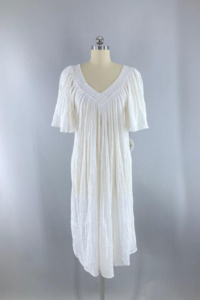 Vintage Grecian Goddess Kaftan Dress-ThisBlueBird