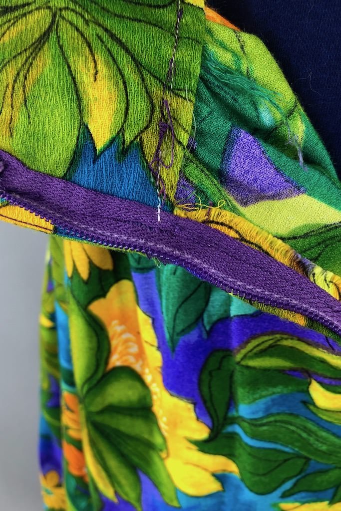 Vintage Green Hawaiian Print Maxi Skirt-ThisBlueBird - Modern Vintage