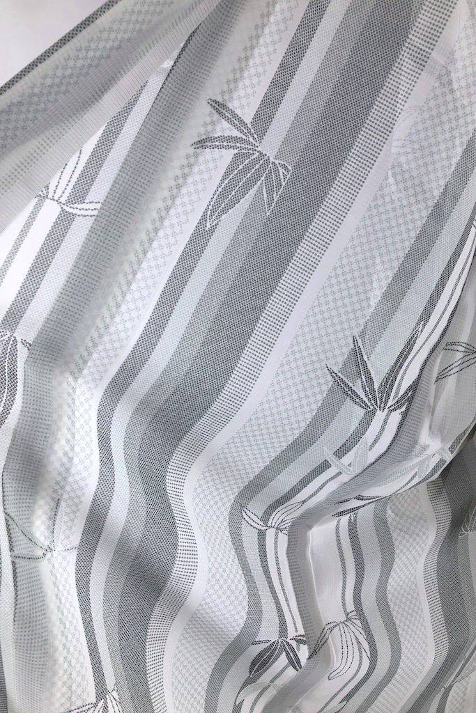 Vintage Grey Bamboo Kimono Robe-ThisBlueBird - Modern Vintage