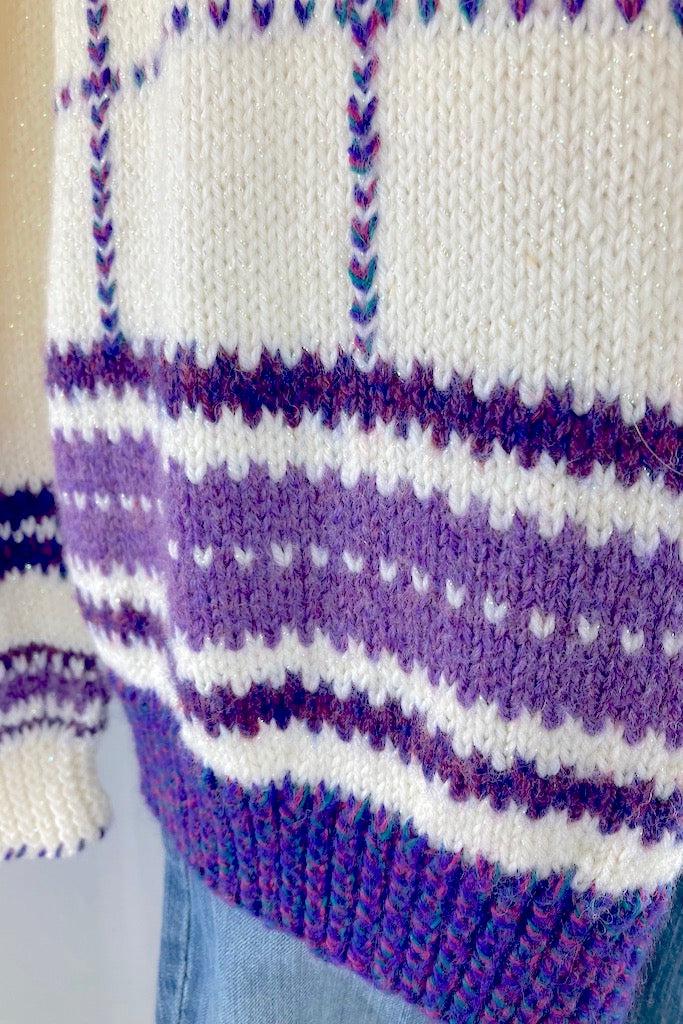 Vintage Hand Knitted Spring Cardigan-ThisBlueBird