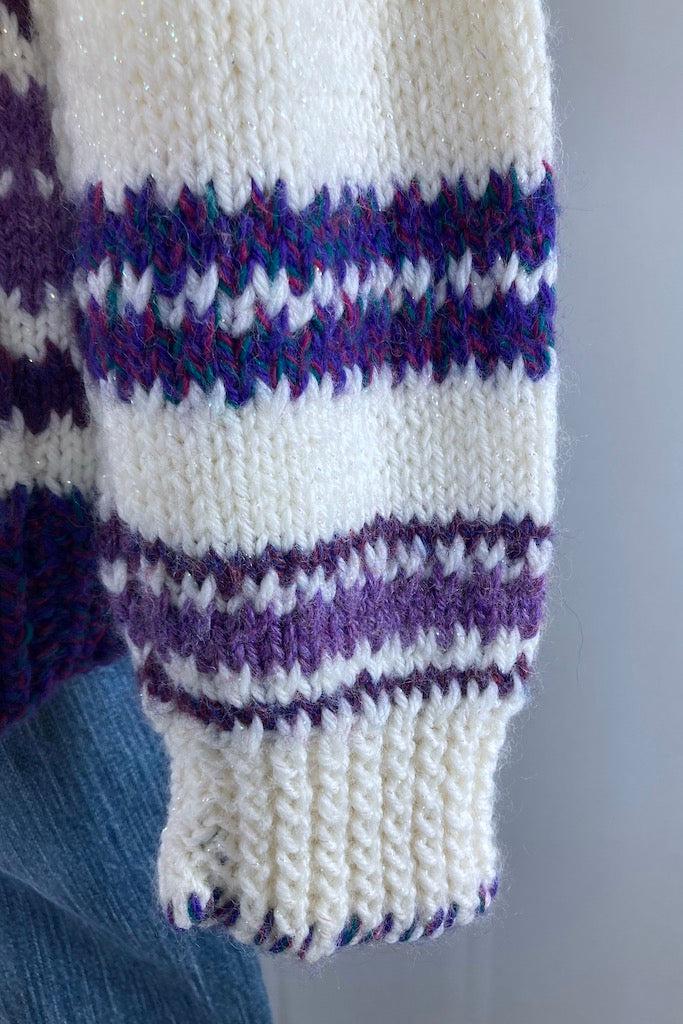 Vintage Hand Knitted Spring Cardigan-ThisBlueBird