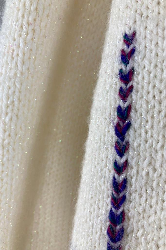 Vintage Hand Knitted Spring Cardigan-ThisBlueBird
