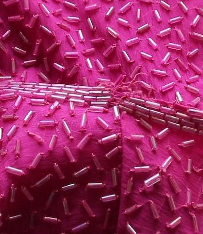 1980s Vintage Pink Sequined Trophy Dress - ThisBlueBird