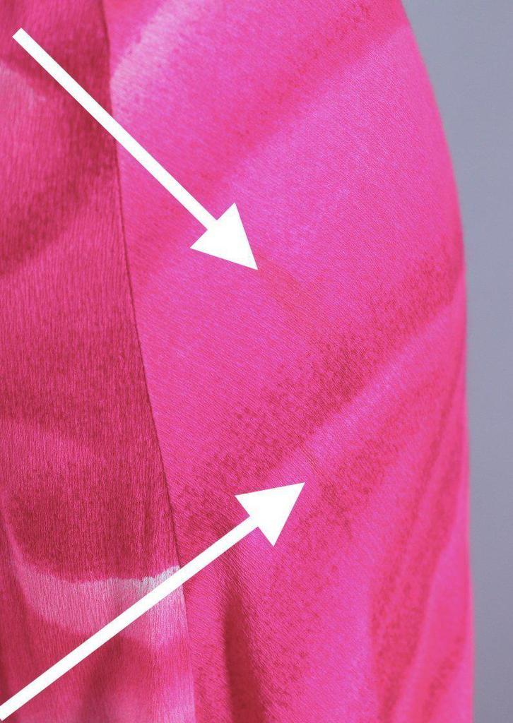 Vintage Hot Pink Hawaiian Tahitian Wave Maxi Wrap Skirt - ThisBlueBird