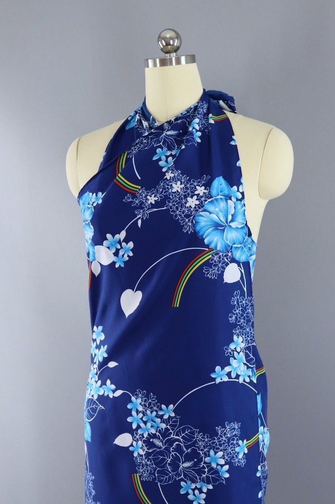 Vintage Hukilau Sarong Dress-ThisBlueBird - Modern Vintage
