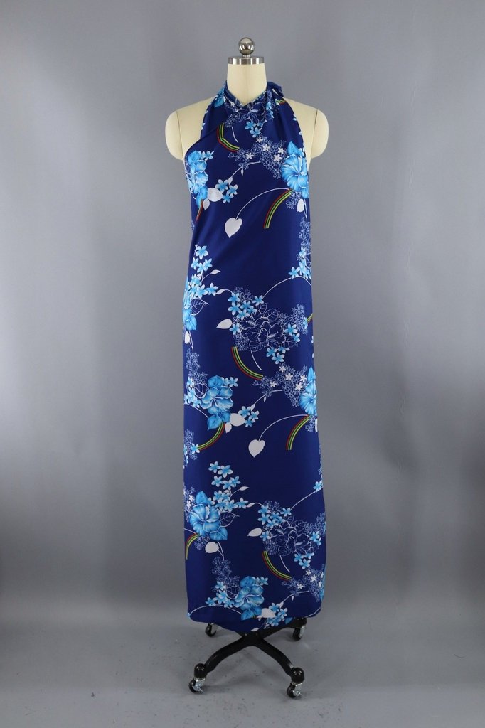 Vintage Hukilau Sarong Dress-ThisBlueBird - Modern Vintage