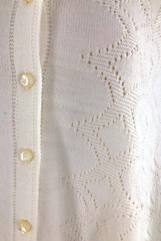 Vintage Ivory Fringed Cape-ThisBlueBird - Modern Vintage