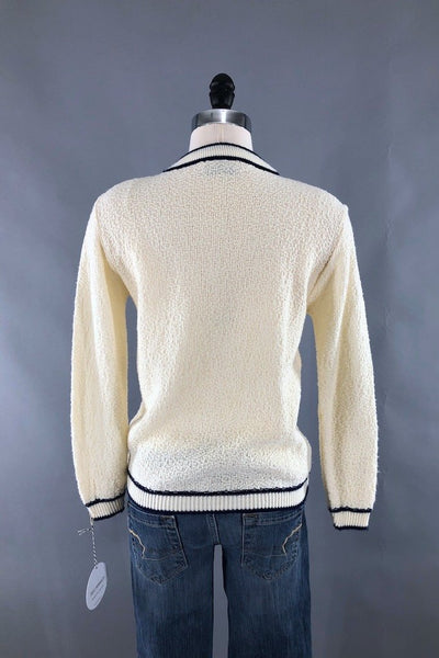 Vintage 1960s Ivory Sweater-ThisBlueBird - Modern Vintage