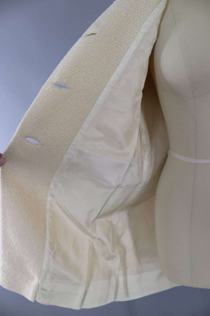 Vintage 1960s Ivory Winter Coat - ThisBlueBird