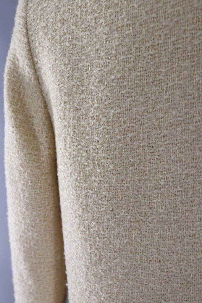 Vintage 1960s Ivory Winter Coat - ThisBlueBird