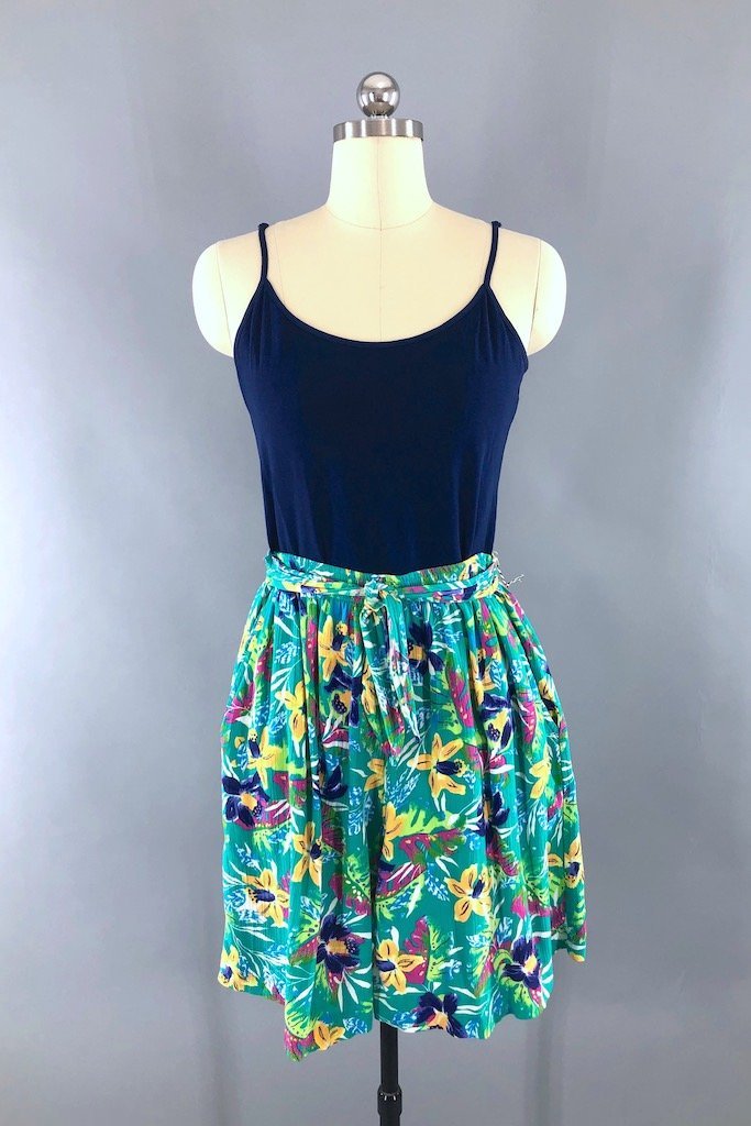 Vintage Jantzen Hawaiian Print Shorts-ThisBlueBird - Modern Vintage