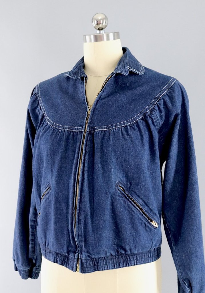 Vintage 1980s Jean Jacket - ThisBlueBird