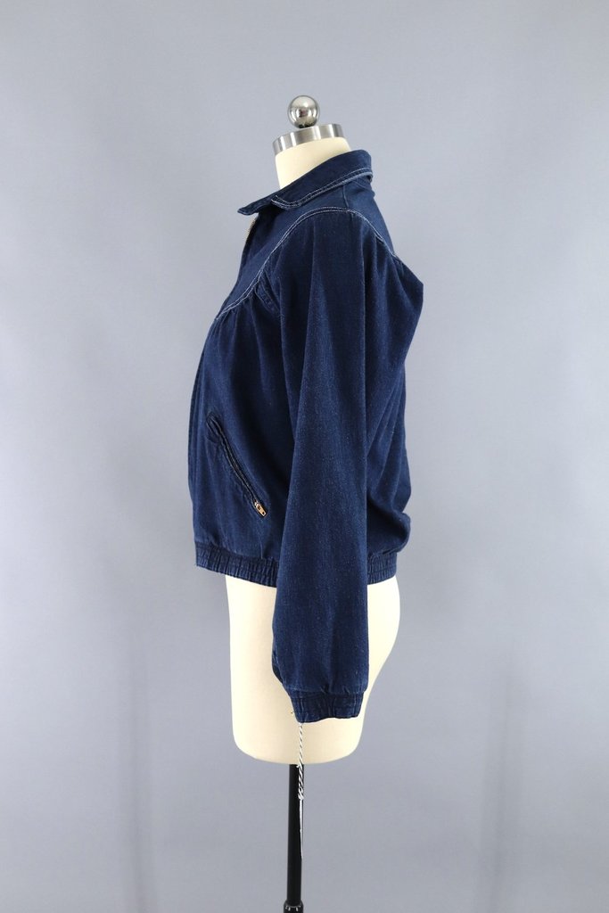 Vintage 1980s Jean Jacket - ThisBlueBird