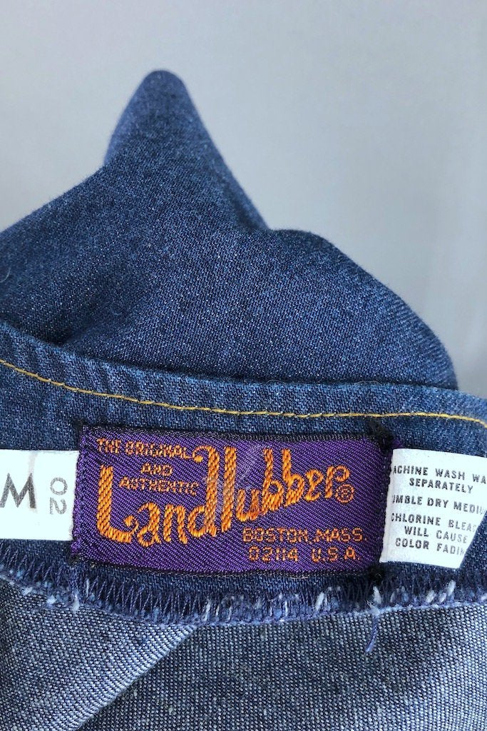 Vintage Landlubber Denim Vest-ThisBlueBird - Modern Vintage