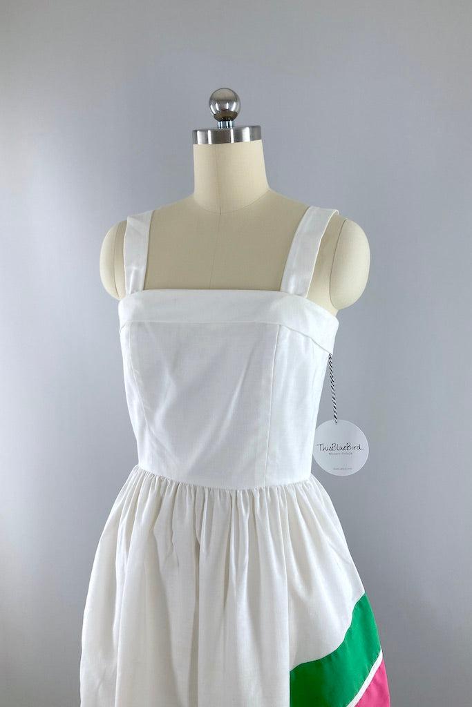 Vintage Lanz Preppy Sundress-ThisBlueBird