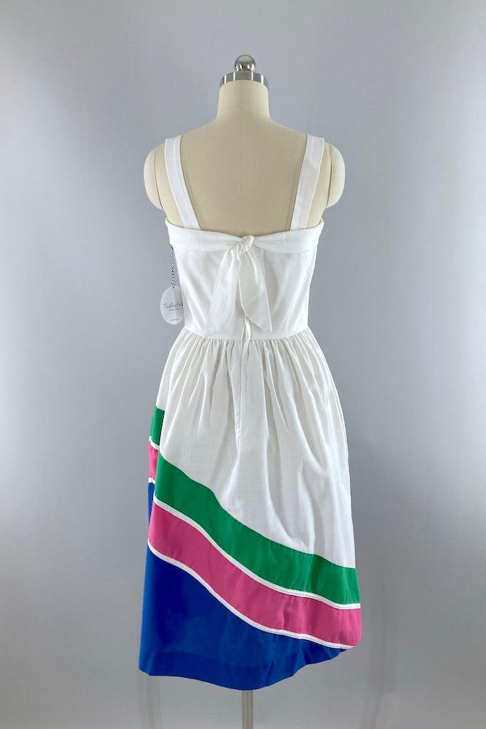 Vintage Lanz Preppy Sundress-ThisBlueBird