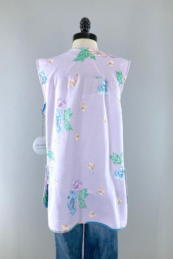 Vintage Lavender Smock Apron-ThisBlueBird