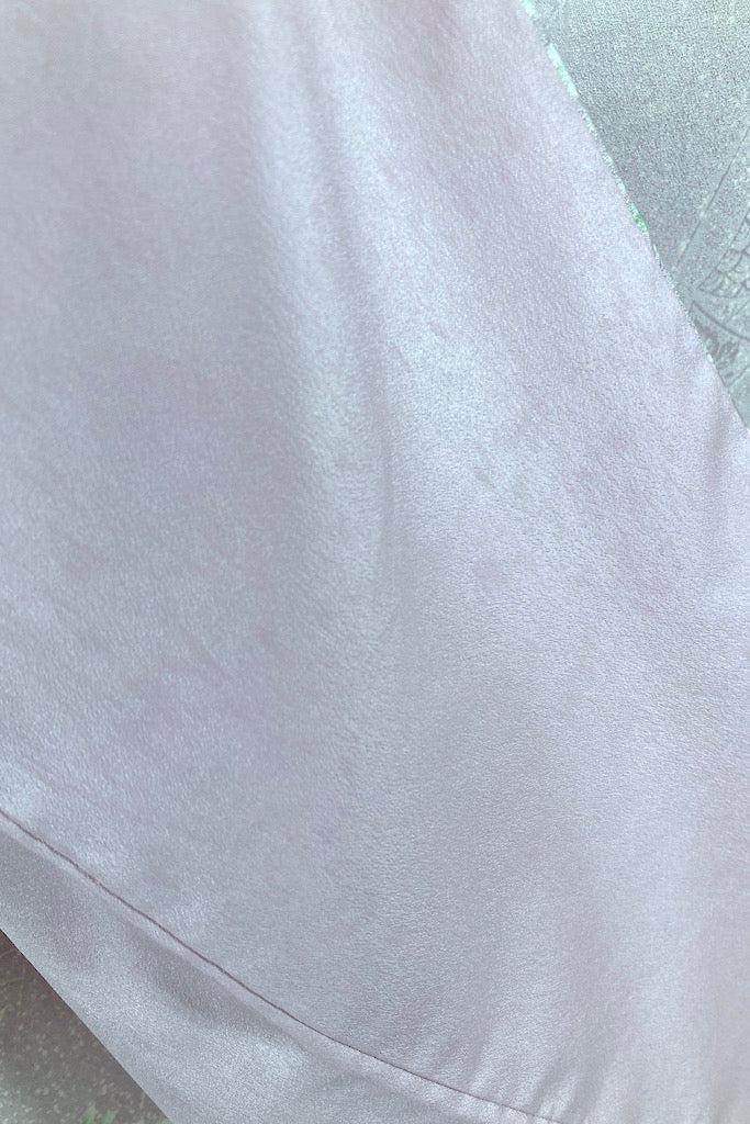Vintage Lavender &amp; White Floral Kimono Robe-ThisBlueBird