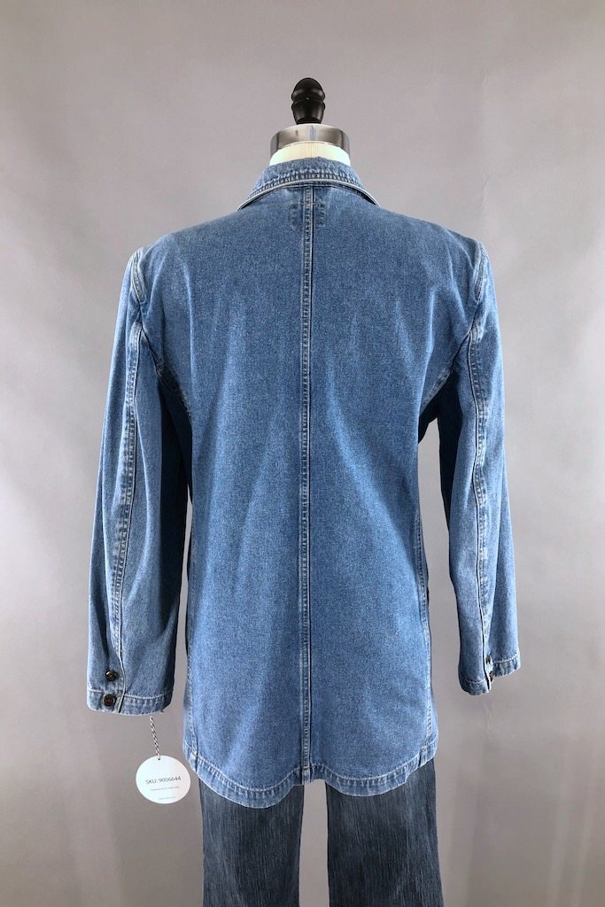 Vintage Liz Denim Blazer Jacket-ThisBlueBird - Modern Vintage