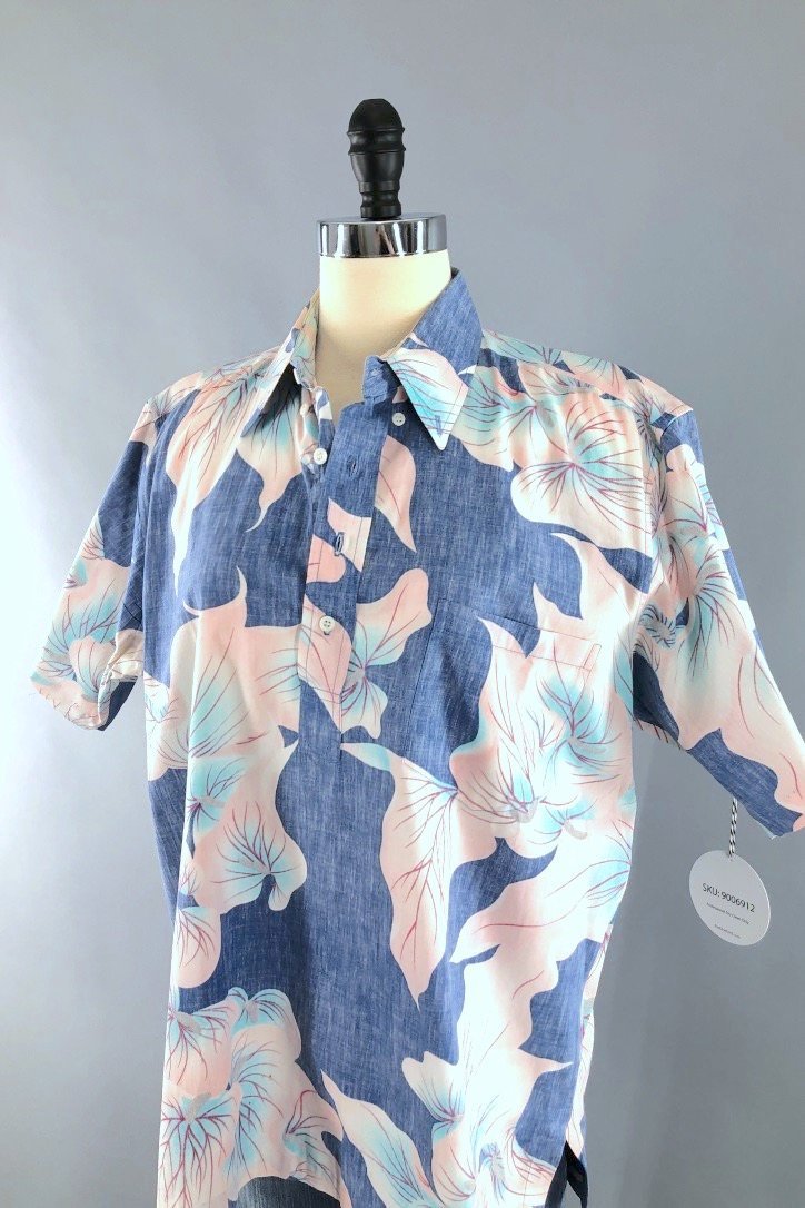 Vintage Men's Reyn Spooner Hawaiian Shirt-ThisBlueBird - Modern Vintage