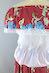 Vintage Mexican Red Floral Dress Set-ThisBlueBird - Modern Vintage
