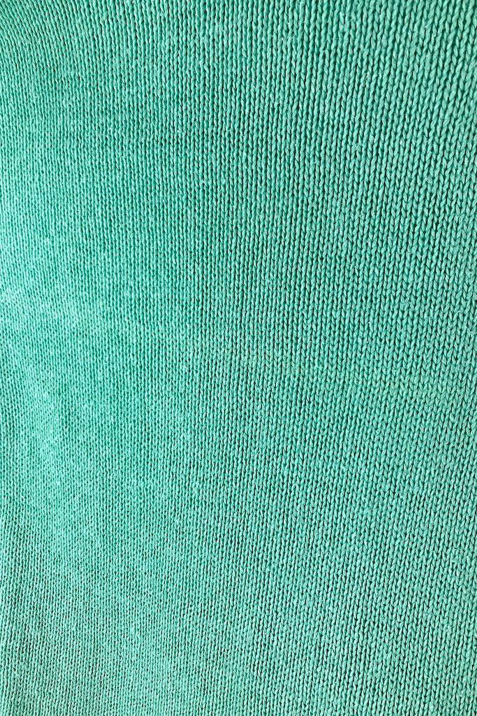 Vintage Mint Green V-Neck Sweater-ThisBlueBird