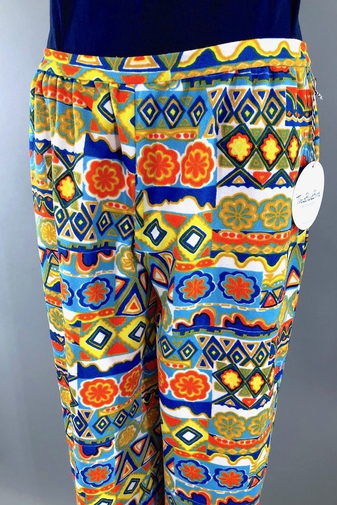 Vintage 60s Bell Bottom Capri Pants-ThisBlueBird
