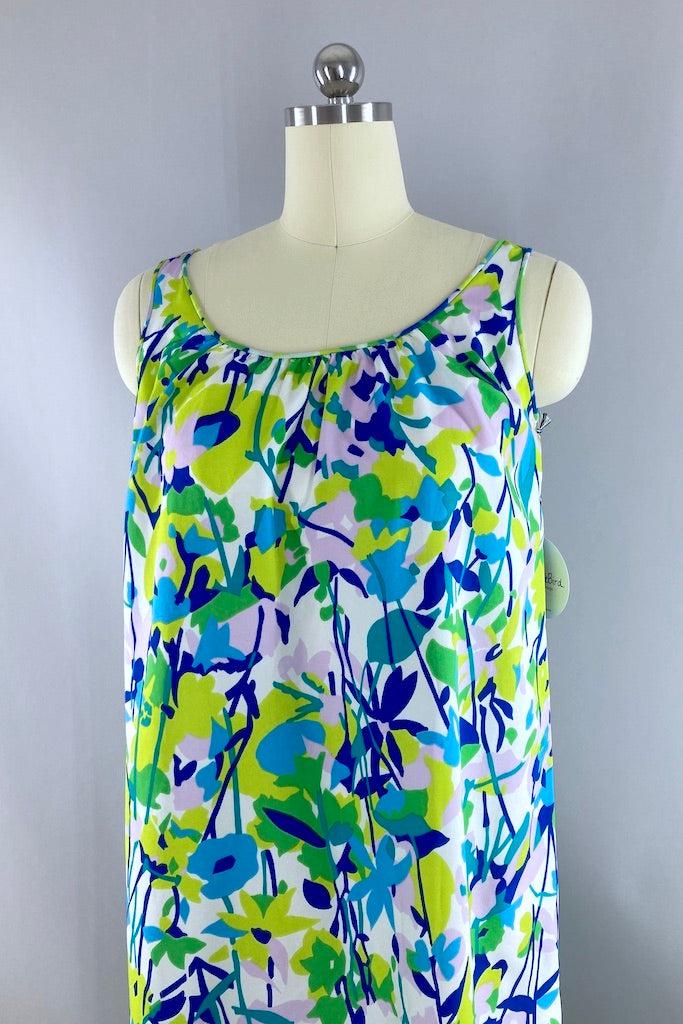 Vintage Nite Owls Lounge Dress-ThisBlueBird
