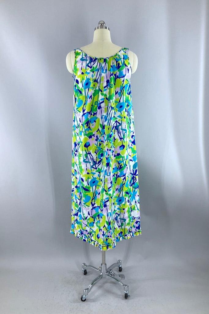 Vintage Nite Owls Lounge Dress-ThisBlueBird