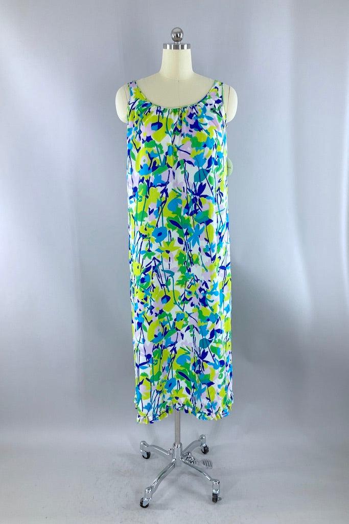 Vintage Nite Owls Lounge Dress-ThisBlueBird