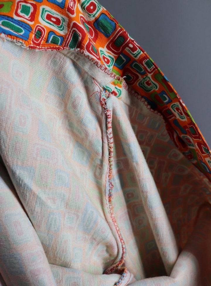 Vintage 1960s Orange Mod Flared Pants - ThisBlueBird