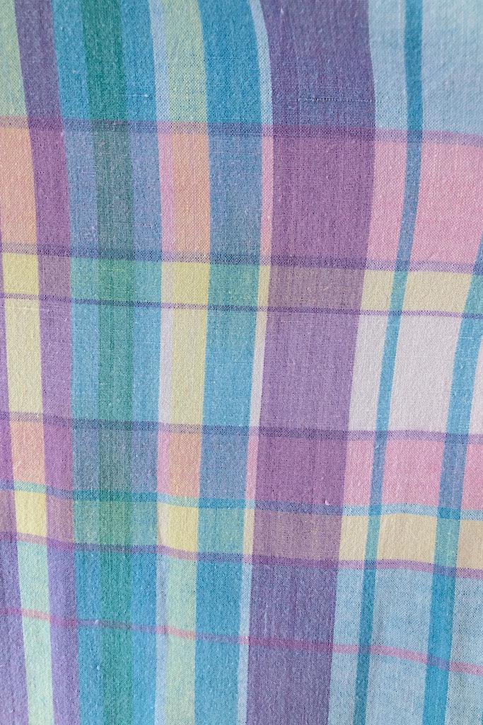 Vintage Pastel Madras Summer Shirt-ThisBlueBird