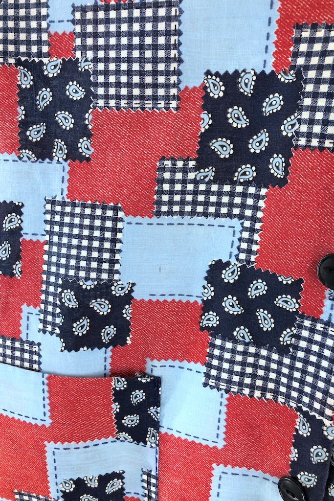 Vintage Patchwork Paisley Smock Top-ThisBlueBird - Modern Vintage