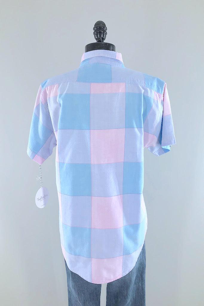 Vintage Pier Connection Plaid Summer Shirt-ThisBlueBird