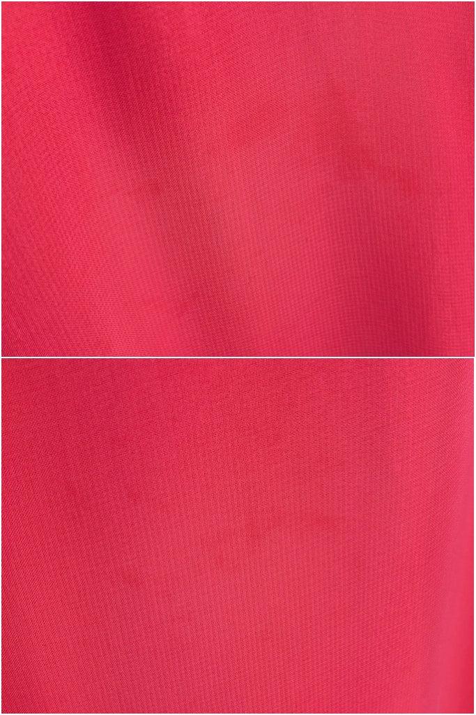 Vintage Pink Chiffon Evening Gown-ThisBlueBird
