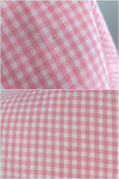 Vintage Pink Gingham Day Dress-ThisBlueBird
