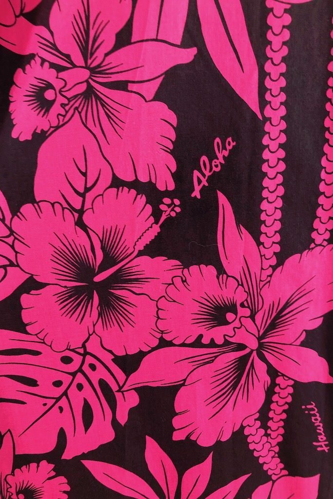 Vintage Pink Hawaiian Aloha Dress-ThisBlueBird - Modern Vintage