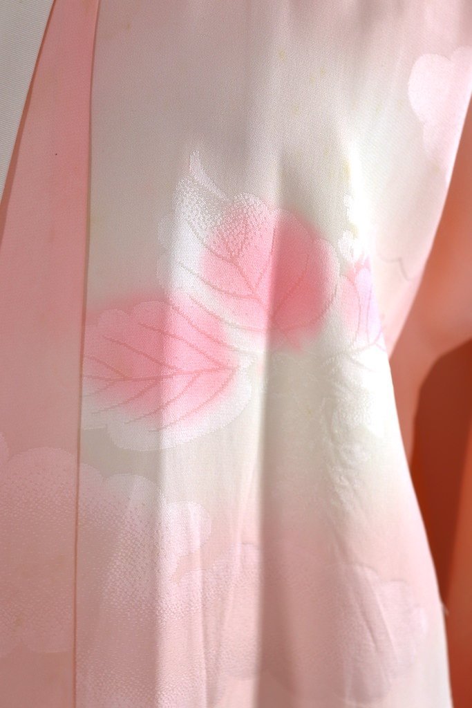Vintage Pink Ombre Silk Kimono Robe-ThisBlueBird - Modern Vintage