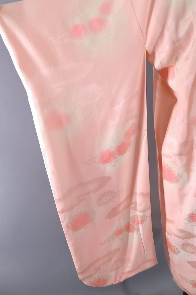 Vintage Pink Ombre Silk Kimono Robe-ThisBlueBird - Modern Vintage